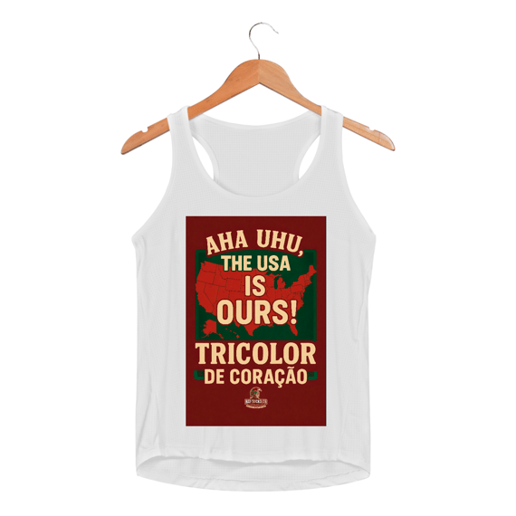 Regata Feminina Dryfit UV The USA Is Ours Hat-Trickolor | Fluminense