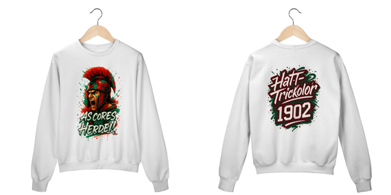 Moletom As Cores que Herdei Guerreiro Hat-Trickolor | Fluminense