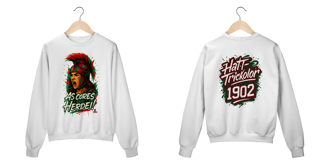 Moletom Unissex As Cores que Herdei Guerreira Hat-Trickolor | Fluminense