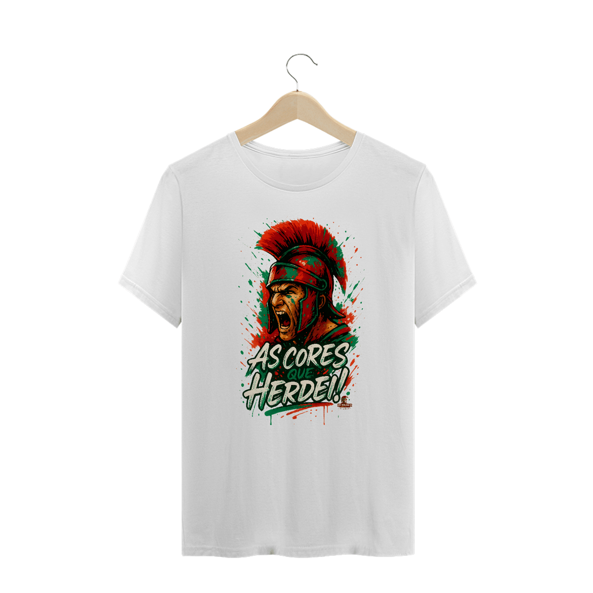 Nome do produto: Camisa Plus Size Unissex As Cores que Herdei Guerreiro Hat-Trickolor | Fluminense