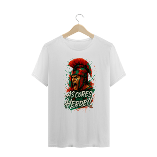 Camisa Plus Size Unissex As Cores que Herdei Guerreiro Hat-Trickolor | Fluminense