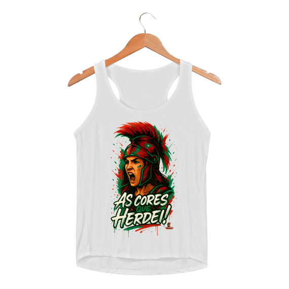 Regata Feminina Dryfit As Cores que Herdei Guerreira Hat-Trickolor | Fluminense