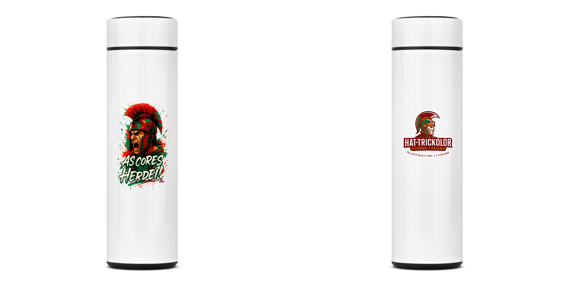 Garrafa Térmica 400ml As Cores que Herdei Guerreiro Hat-Trickolor | Fluminense