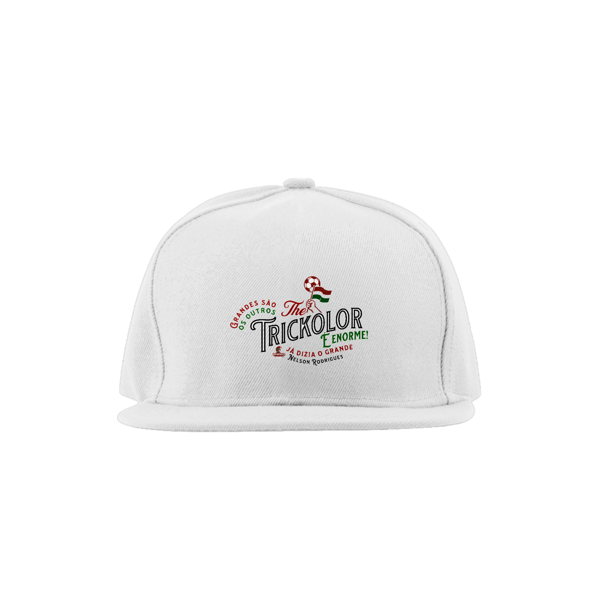 Nome do produto: Boné The Trickolor É Enorme Hat-Trickolor | Fluminense