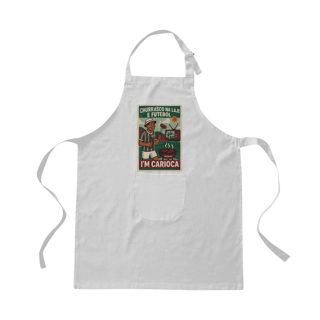 Nome do produto Avental Churrasco e Futebol Hat-Trickolor | Fluminense