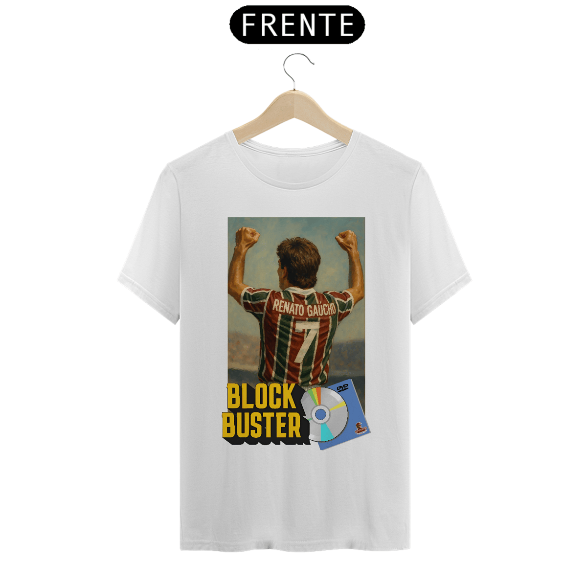 Nome do produto: Camisa Unissex DVD do Renato Hat-Trickolor | Fluminense