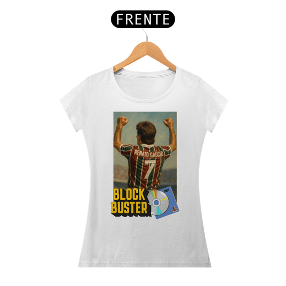 Camisa Baby Long Feminina DVD do Renato Hat-Trickolor | Fluminense