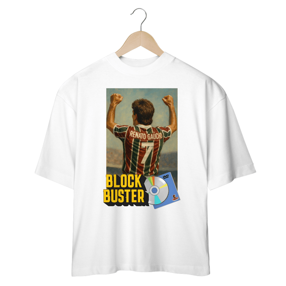 Camisa Oversized Unissex DVD do Renato Hat-Trickolor | Fluminense