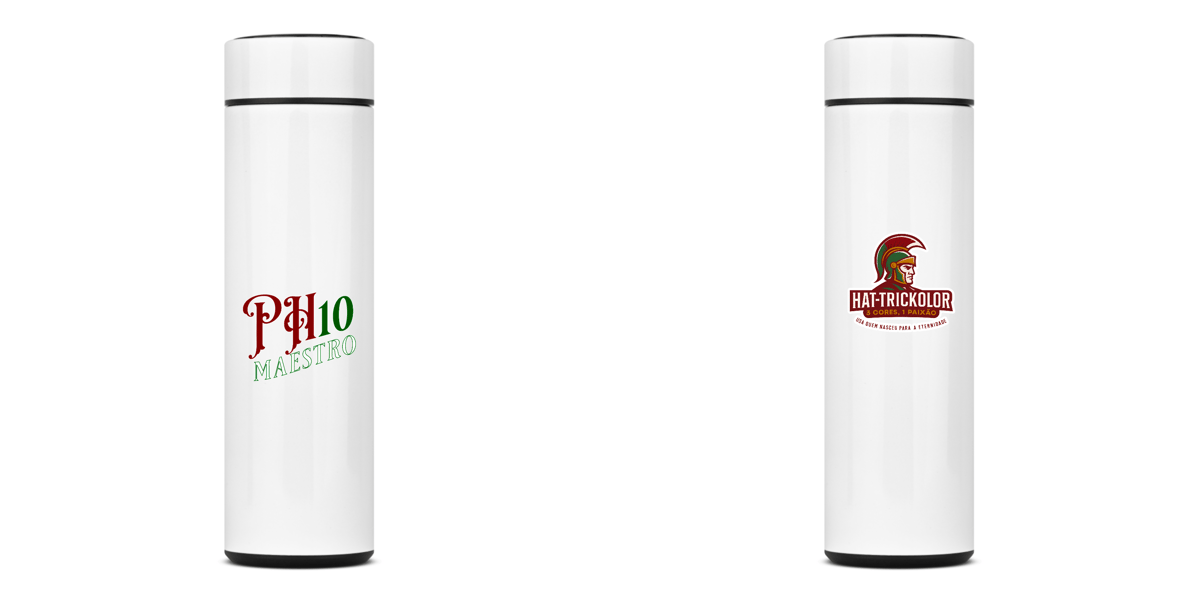 Nome do produto: Garrafa Térmica 400ml PH10 Maestro Hat-Trickolor | Fluminense