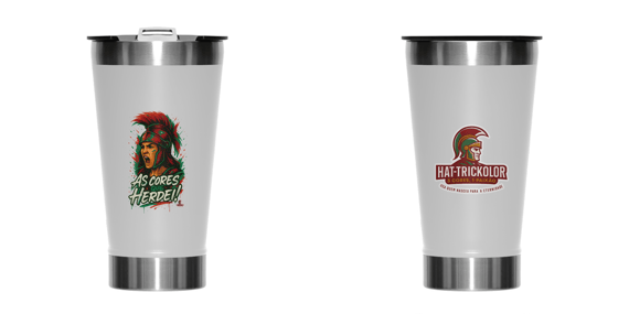 Copo Térmico 473ml As Cores Que Herdei Guerreira Hat-Trickolor | Fluminense