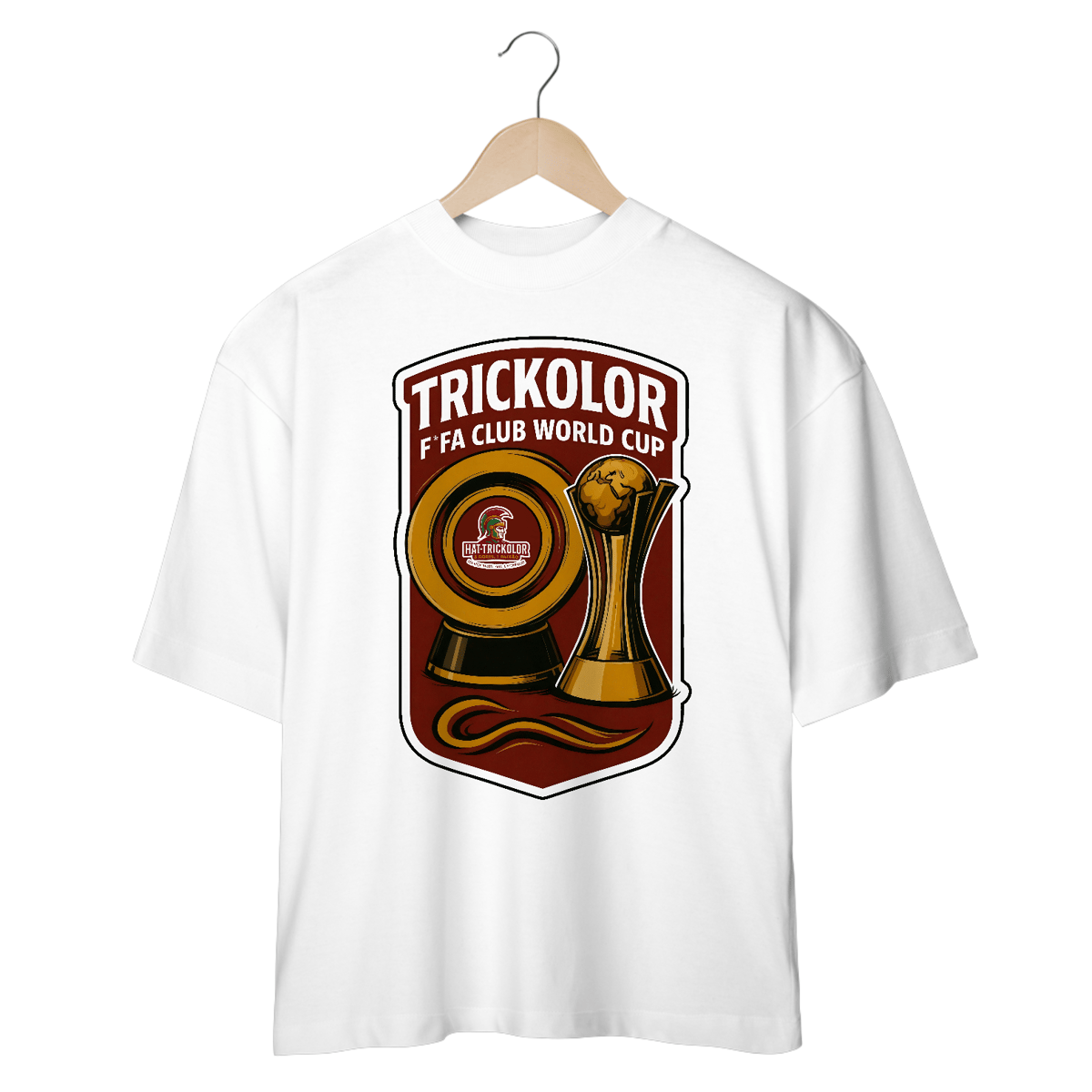 Nome do produto: Camisa Oversized Unissex FCWC Hat-Trickolor | Fluminense 