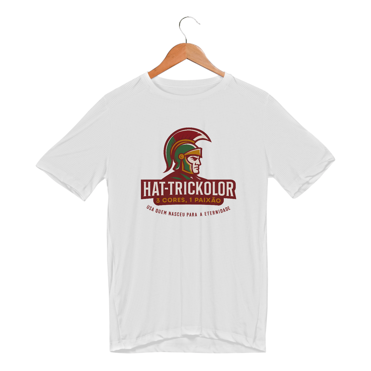 Nome do produto: Camisa Dry Fit Unissex Hat-Trickolor | Fluminense 