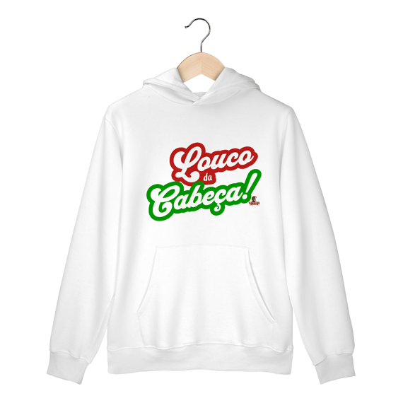 Moletom Canguru Unissex Louco da Cabeça Hat-Trickolor | Fluminense 