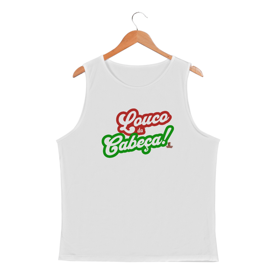 Regata Dry Fit Masculina Louco da Cabeça Hat-Trickolor | Fluminense 