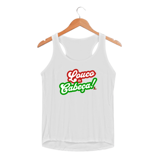 Regata Dry Fit Feminina Louco da Cabeça Hat-Trickolor | Fluminense 