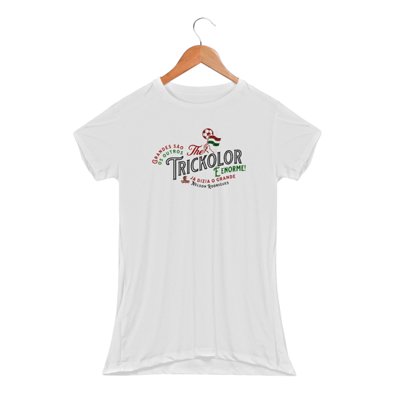 Camisa Dry Fit Baby Long Feminina The Trickolor É Enorme Hat-Trickolor | Fluminense 