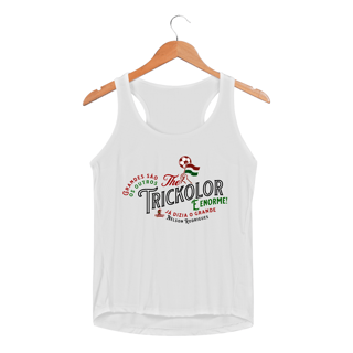 Nome do produto Regata Dry Fit Feminina The Trickolor É Enorme Hat-Trickolor | Fluminense 
