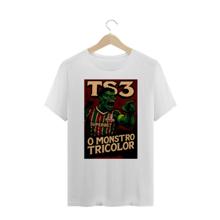 Nome do produto Camisa Plus Size Unissex TS3 O Monstro Hat-Trickolor | Fluminense