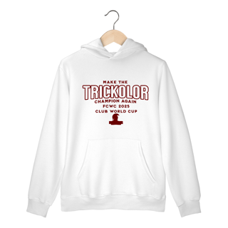 Nome do produto Moletom Canguru Make The Trickolor Champion Again Hat-Trickolor | Fluminense