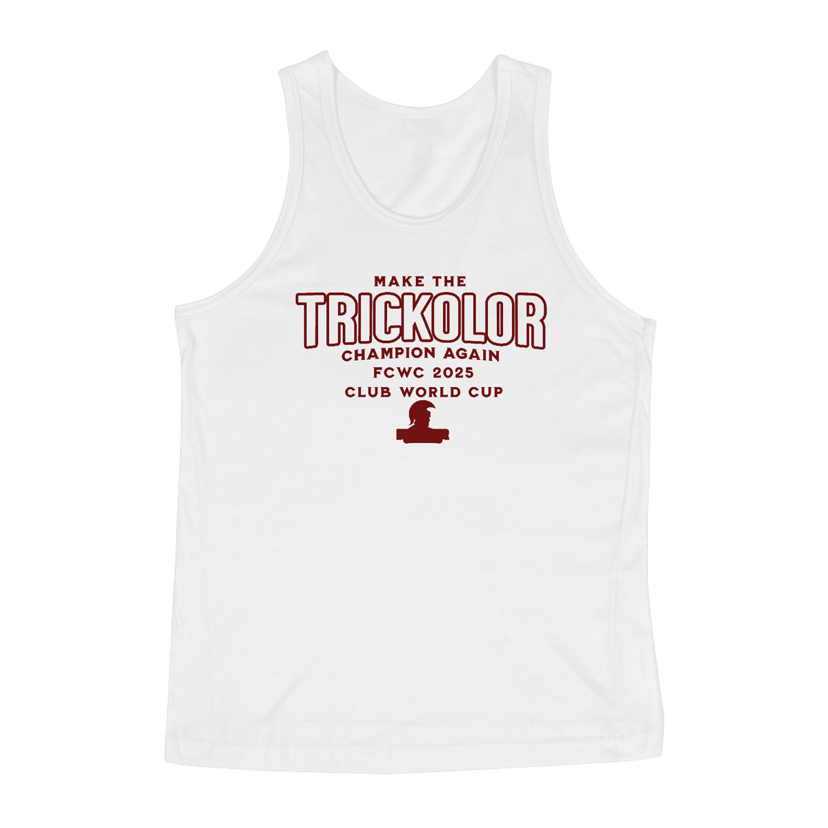 Nome do produto: Regata Masculina Make The Trickolor Champion Again Hat-Trickolor | Fluminense