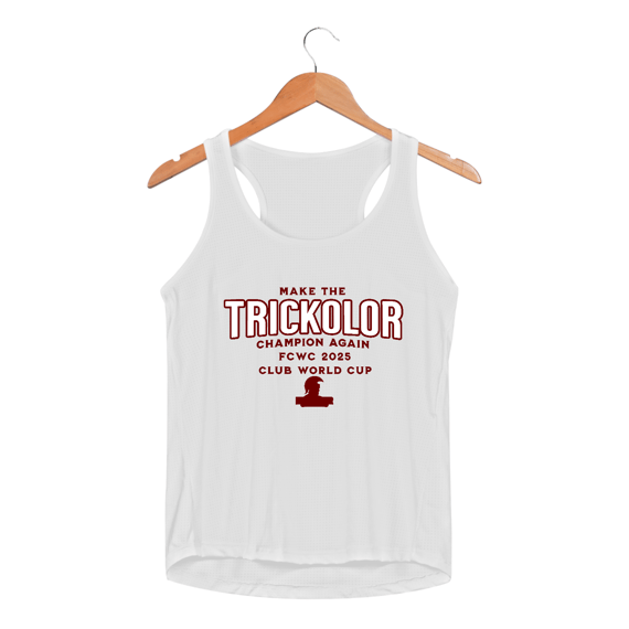 Regata Dry Fit Feminina Make The Trickolor Champion Again Hat-Trickolor | Fluminense