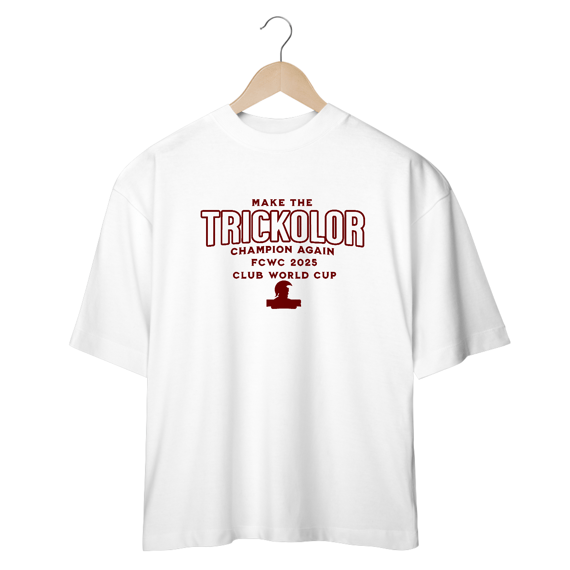 Camisa Oversized Unissex Make The Trickolor Champion Again Hat-Trickolor | Fluminense