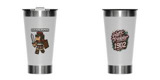 Copo 473ml Guerreirinho Hat-Trickolor | Fluminense