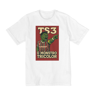 Nome do produto Camisa Infantil Unissex TS3 O Monstro Hat-Trickolor | Fluminense
