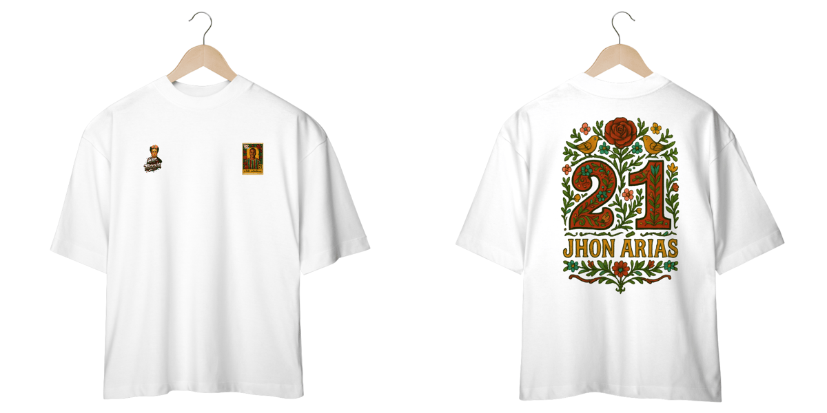 Nome do produto: Camisa Oversized Unissex Kahlo Style Pelé Colombiano 2 Hat-Trickolor Fluminense 