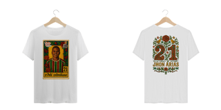 Nome do produto Camisa Unissex Plus Size Pelé Colombiano Kahlo Style Hat-Trickolor | Fluminense