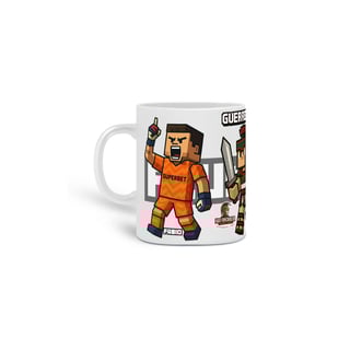 Caneca 323ml Jogadores Minecraft Hat-Trickolor | Fluminense
