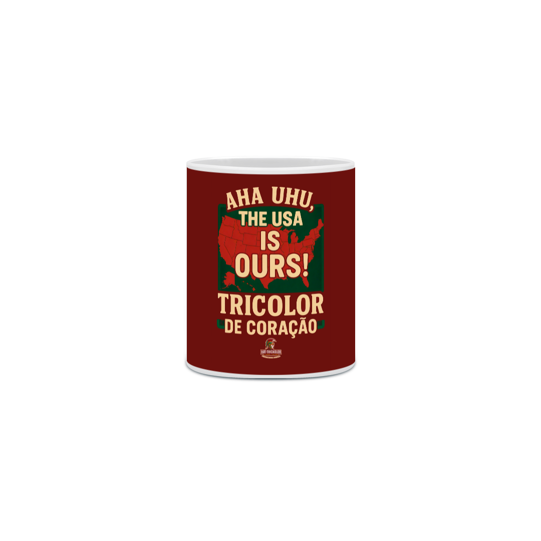 Nome do produto: Caneca 323ml The USA Is Ours Hat-Trickolor | Fluminense