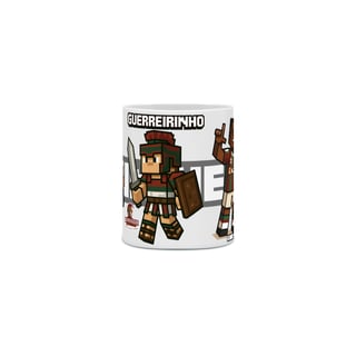 Nome do produto Caneca 323ml Jogadores Minecraft Hat-Trickolor | Fluminense