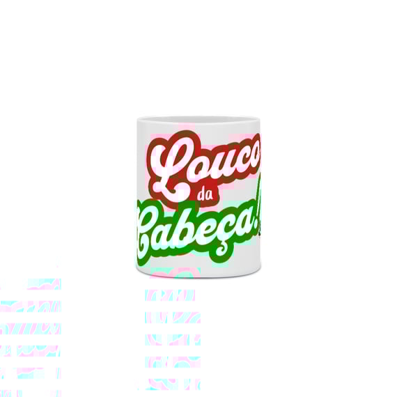 Caneca 325ml Louco da Cabeça Hat-Trickolor | Fluminense 