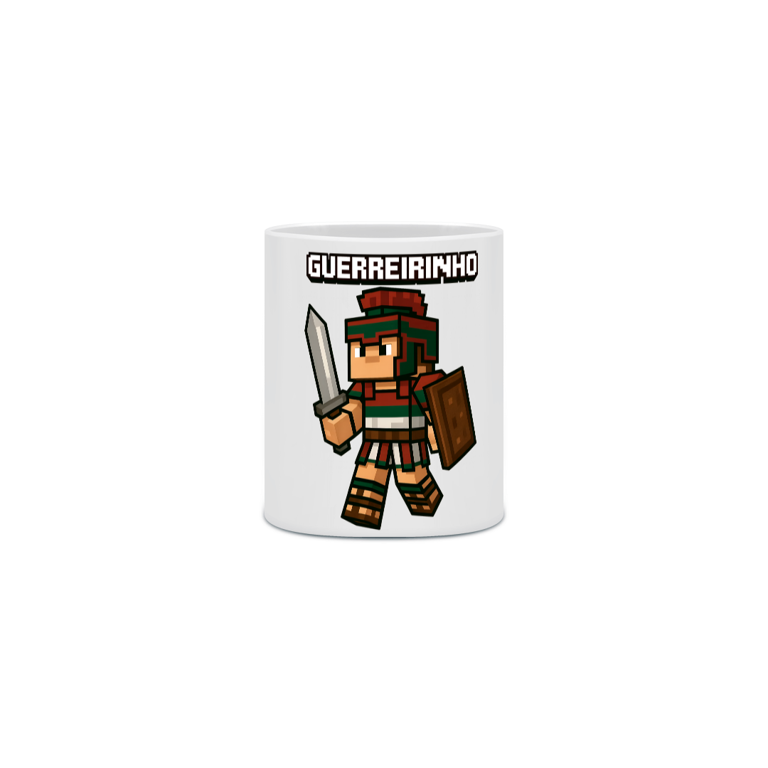 Nome do produto: Caneca 325ml Guerreirinho Hat-Trickolor | Fluminense