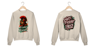 Nome do produto Moletom As Cores que Herdei Guerreiro Hat-Trickolor | Fluminense