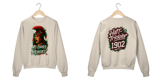 Nome do produto Moletom Unissex As Cores que Herdei Guerreira Hat-Trickolor | Fluminense