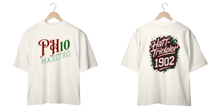 Nome do produto Camisa Oversized Unissex PH10 Maestro Hat-Trickolor | Fluminense