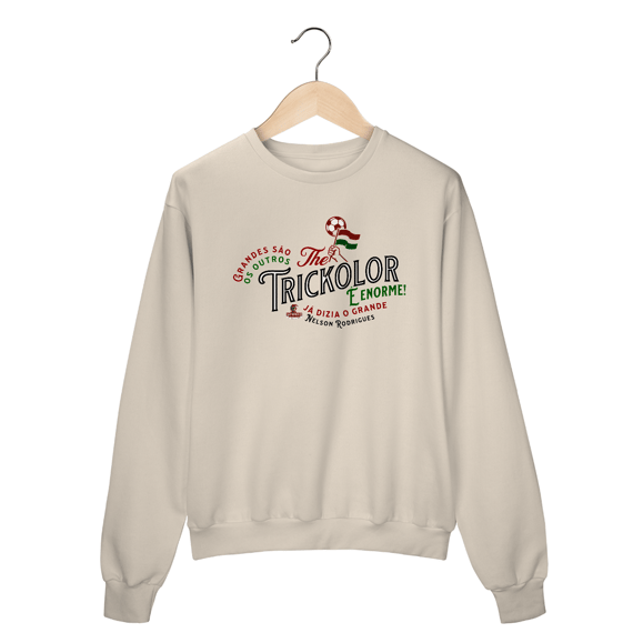 Moletom Unissex The Trickolor É Enorme Hat-Trickolor | Fluminense 