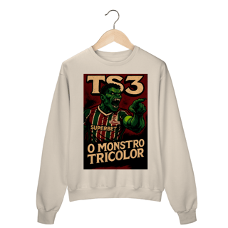 Nome do produto Moletom Unissex TS3 O Monstro Hat-Trickolor | Fluminense