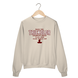 Nome do produto Moletom Unissex Make The Trickolor Champion Again Hat-Trickolor | Fluminense