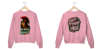 Nome do produto Moletom Unissex As Cores que Herdei Guerreira Hat-Trickolor | Fluminense