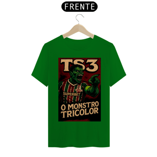 Nome do produto Camisa Unissex TS3 O Monstro Hat-Trickolor | Fluminense