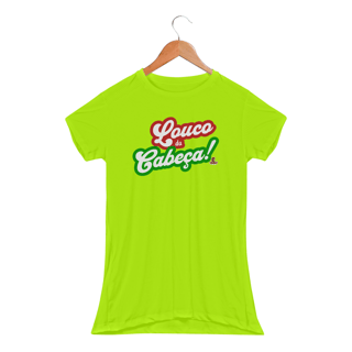 Nome do produto Camisa Dry Fit Baby Long Fminina Louco da Cabeça Hat-Trickolor | Fluminense 