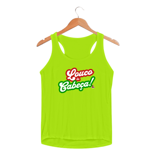 Nome do produto Regata Dry Fit Feminina Louco da Cabeça Hat-Trickolor | Fluminense 