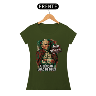 Nome do produto Camisa Baby Long Feminina João de Deus Hat-Trickolor | Fluminense 
