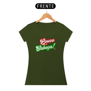 Nome do produto Camisa Baby Long Feminina Louco da Cabeça Hat-Trickolor | Fluminense 