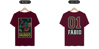 Nome do produto Camisa Unissex Fábio De Outro Mundo Hat-Trickolor | Fluminense