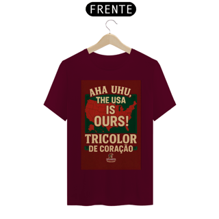 Nome do produto Camisa Unissex The USA Is Ours Hat-Trickolor | Fluminense