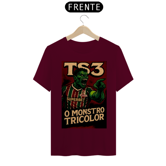 Camisa Unissex TS3 O Monstro Hat-Trickolor | Fluminense